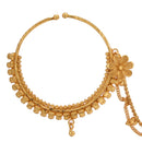 Flower Motif Traditional Nose Ring (Nath) - BRISHNI