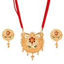 Gardenia Minakari Tassel Set - BRISHNI