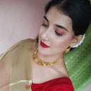 Golap (Rose) Hansuli Necklace Set - BRISHNI