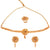 Golden Money Plant Kanthi With Matching Earrings - BRISHNI