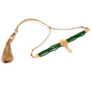 Green Crystal Choker Set - BRISHNI