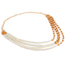 Half Beaded Ball Lahara Necklace Set - BRISHNI