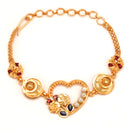 Heart Shaped Mina And Beads Wristlet - BRISHNI
