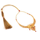 Jali Work Mina Drop Necklace Set - BRISHNI