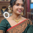 Jali Work Mina Drop Necklace Set - BRISHNI