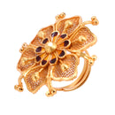 Jali Work Mina Finger Ring - BRISHNI