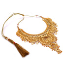 Karigari Jaroa Heavy Bridal Necklace Set - BRISHNI