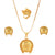 Kulo Pendant Set With Chain and Finger Ring - BRISHNI