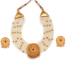 Labanya - Layered Beaded Necklace Set - BRISHNI