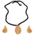 Leaf Locket With Matching Earrings Set - BRISHNI