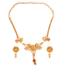 Leafy Art Slick Necklace Set - BRISHNI