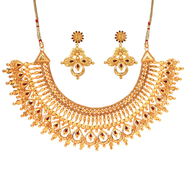 Maharani - Bridal Necklace Set - BRISHNI