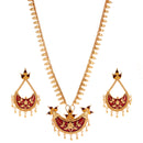 Manipuri Design Chain Locket Necklace set - BRISHNI