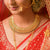 Maroon Mina Wide Chatai Necklace Set - BRISHNI