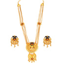 Mayur Chain Sitahar Set With Finger Ring - BRISHNI