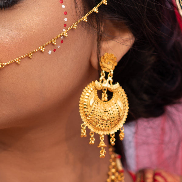 Buy Gold Earrings for Women by VIGHNAHARTA FASHION JEWELLERY Online |  Ajio.com