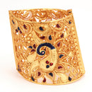 Mayuram - Peacock Motif Glass Chur- One Piece - BRISHNI