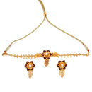 Mina Flower Kanthi Choker Set - BRISHNI