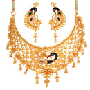 Mina Mayura Broad Collar Choker Set - BRISHNI