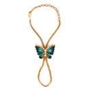 Minakari Butterfly Ratan Chur - Haath Phool - One Piece - BRISHNI