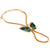 Minakari Butterfly Ratan Chur - Haath Phool - One Piece - BRISHNI