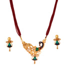 Minakari Mayur Tassel Set - BRISHNI