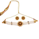 Minekari Phool Choker Set - BRISHNI