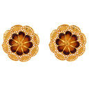 Minekari Phool Choker Set With Ring - BRISHNI