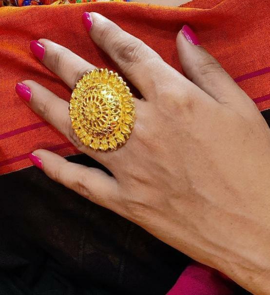 Gold Ring, Gender : Female, Occasion : Engagement, Engagement Wear, Wedding  Wear at Best Price in Kanpur