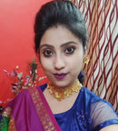 Net Flower Necklace Set - BRISHNI