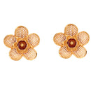 Net Flower Necklace Set - BRISHNI