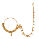 Peacock Motif Traditional Nose Ring (Nath) - BRISHNI