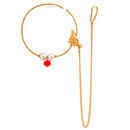 Red Drop Mayur Nosering (Nath) - BRISHNI