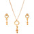 Ring Jhumka Trendy Pendant Set With Chain - BRISHNI