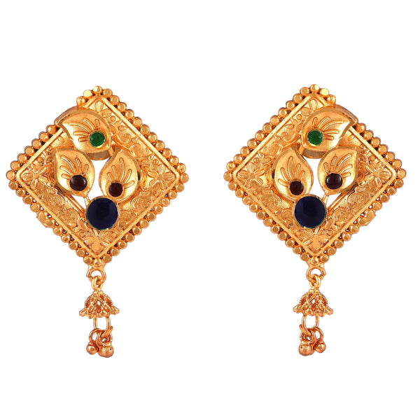 Rohmbus Kanthi With Matching Earrings - BRISHNI