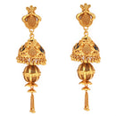 Round Ball Chain Jhumka - BRISHNI