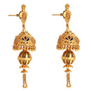 Round Ball Chain Jhumka - BRISHNI