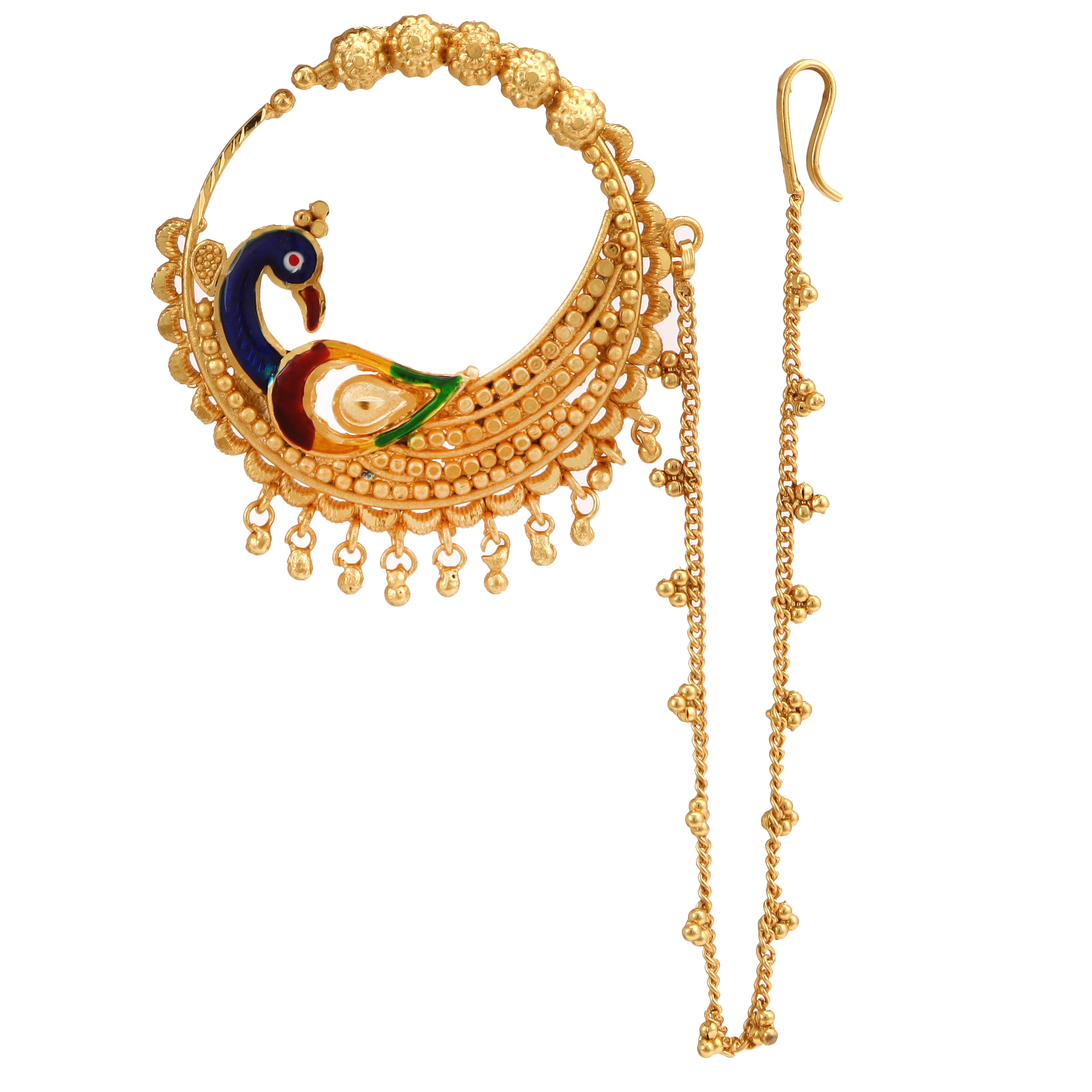 Sone Ki Naak Ka Nathiya Ka Design Nath Designs Peacock Nose Ring
