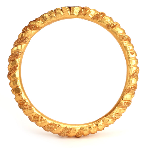 22K Gold Ring For Women - 235-GR8244 in 1.150 Grams