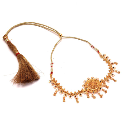 Sampurna (Minakari) Choker Necklace Set - BRISHNI