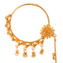 Single Flower Heavy Nose Ring (Nath) - BRISHNI