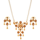 Single Line Beaded Necklace Set - BRISHNI