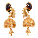 Single Mayur Minakari Jhumka - BRISHNI