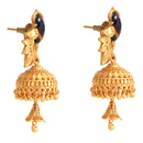 Single Mayur Minakari Jhumka - BRISHNI