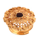 Small Flower Motif Kanthi With Matching Earrings - BRISHNI