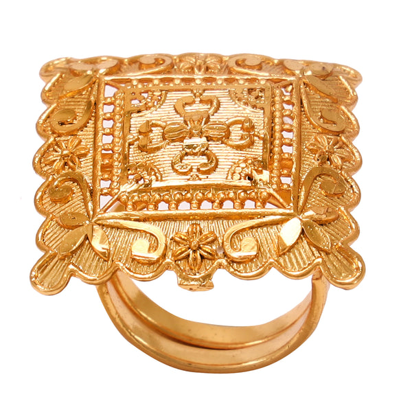 Buy quality Square shaped Diamond Ring for Men in Yellow Gold in Pune