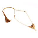 Soyee - Pendant Set With Beaded Tassel - BRISHNI