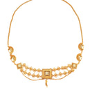 Square Motif Komor Bandhani - Waist Belt - BRISHNI