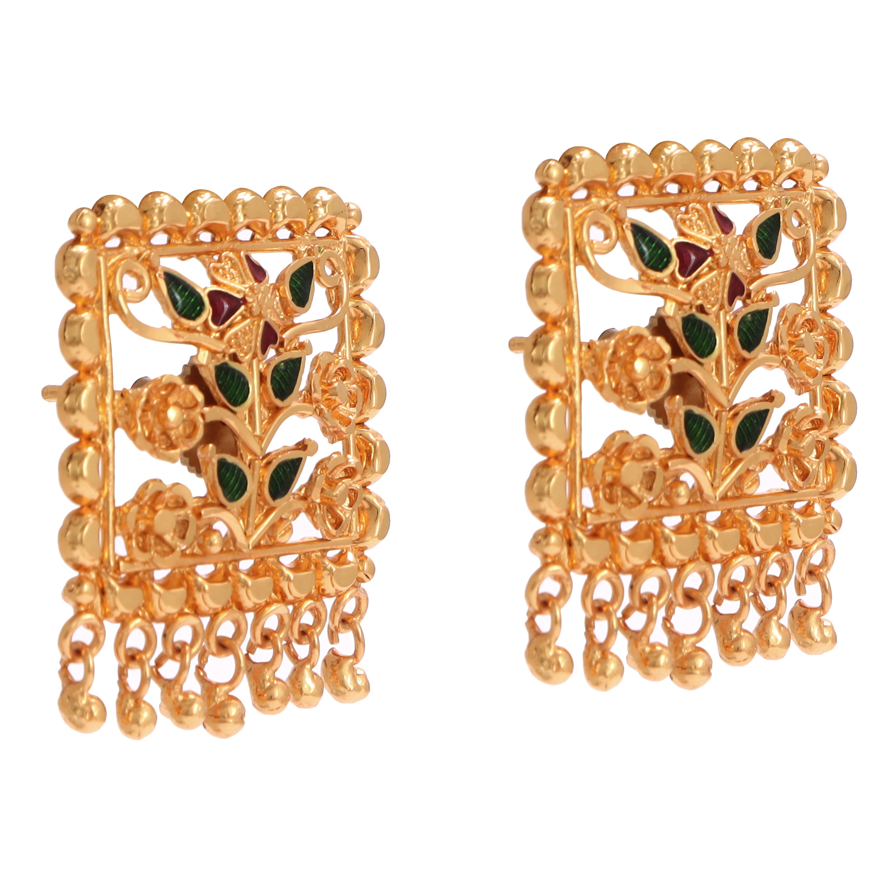 Square Shape Pave Diamond Earrings – Nicole Rose Fine Jewelry