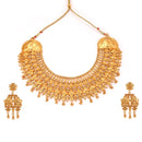 Srijoni - Heavy Bridal Chatai Necklace Set - BRISHNI